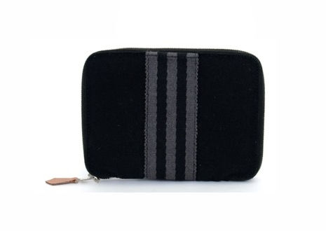 エルメス フールトゥ コットン キャンバス ラウンドファスナー 二つ折り 財布 HERMES Fourre tout Cotton Canvas Zip Around Bifold Wallet Purse