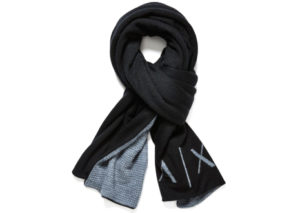アルマーニ エクスチェンジ リバーシブル ニット マフラー ARMANI EXCHANGE REVERSIBLE KNIT SCARF