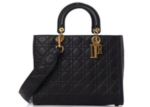 ディオール レディディオール カナージュ カーフレザー ラージ Dior LADY DIOR CANAGE CALF LEATHER LARGE