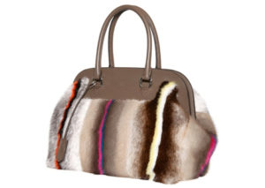 フェンディ アデーレ1328 ミンク ハンド バッグ FENDI ADELE1328 MINK HAND BAG