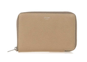 セリーヌ ベビードラムド ラウンドファスナー 財布 CELINE BABY DRUMMED ZIP AROUND WALLET