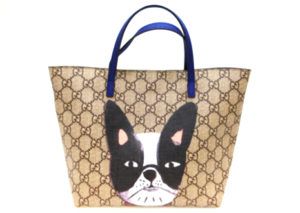グッチ GGスプリーム チルドレンズ ドッグパターン トート バッグ GUCCI GG SUPREME CHILDREN'S DOG PATTERN TOTE BAG