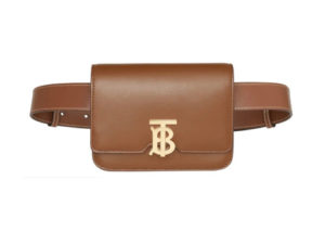 バーバリー TBモノグラム レザー ベルト バッグ BURBERRY TB MONOGRAM LEATHER BELT BAG