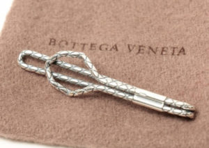 ボッテガ ヴェネタ イントレチャート ネクタイピン BOTTEGA VENETA INTRECCIATO TIE CLIP