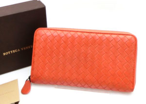 ボッテガ ヴェネタ イントレチャート 長財布 BOTTEGA VENETA ZIP AROUND INTRECCIATO LONG WALLET