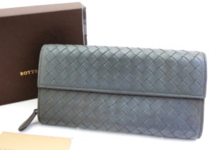 ボッテガ ヴェネタ イントレチャート 二つ折り 長財布 BOTTEGA VENETA INTRECCIO BIFOLD LONG WALLET