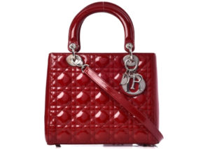 レディディオール カナージュ パテントレザー ノーマル ハンドバッグ LADY DIOR CANAGE PATENT LEATHER NORMAL HAND BAG