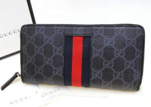 グッチ GGスプリーム シェリーライン ラウンドファスナー 長財布 GUCCI GG SUPREME SHERRY LINE ZIP AROUND LONG WALLET