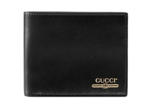 グッチ ロゴ レザー 二つ折り 財布 GUCCI LOGO LEATHER BIFOLD WALLET