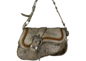 ディオール ガウチョ スネイクスキン ショルダー バッグ DIOR GAUCHO SNAKE SKIN SHOULDER BAG