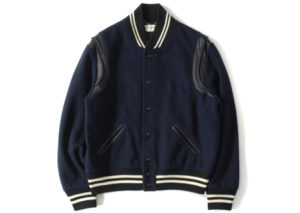 サンローラン パリ メルトンウール スタジャン SAINT LAURENT PARIS MELTON WOOL STADIUM JUMPER