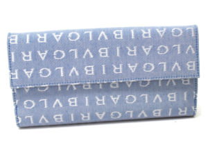 ルガリ ロゴマニア フラップ 長財布 BVLGARI LOGOMANIA FLAP LONG WALLET