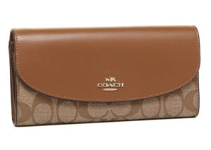 コーチ シグネチャー スリム エンベロープ 二つ折り 長財布 COACH SIGNATURE SLIM ENVELOPE BIFOLD LONG WALLET