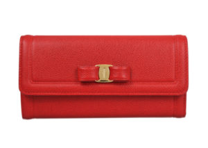 サルヴァトーレ フェラガモ ヴァラ フラップ 長財布  SALVATORE FERRAGAMO VARA FLAP LONG WALLET