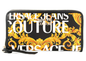 ヴェルサーチ ジーンズ クチュール ラウンドファスナー 長財布 VERSACE JEANS COUTURE ZIP AROUND LONG WALLET