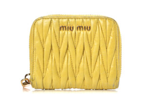 ミュウミュウ マテラッセ コインパース MIU MIU MATELASSE COIN PURSE