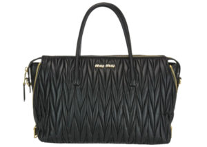 ミュウミュウ マテラッセ バウレット バッグ MIU MIU MATELASSE BAULETTO BAG
