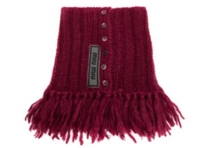 ミュウミュウ マフラー MIU MIU SCARF