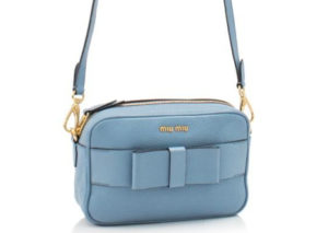 ミュウミュウ マドラス フィオッコ クロスボディ バッグ MIU MIU MADRAS FIOCCO CROSSBODY BAG