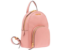 ミュウミュウ マドラス バックパック MIU MIU MADRAS BACKPACK