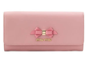 ミュウミュウ マドラス コンチネンタル 長財布 MIU MIU MADRAS CONTINENTAL LONG WALLET